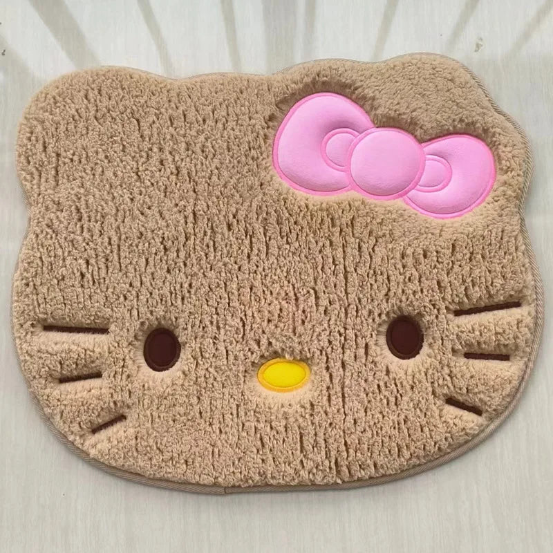 Cartoon Floor Mat Cat Floor Mat Bathroom Absorbent And Non Slip Small Mat Children'S Floor Mat Carpet Beautiful Home Decor