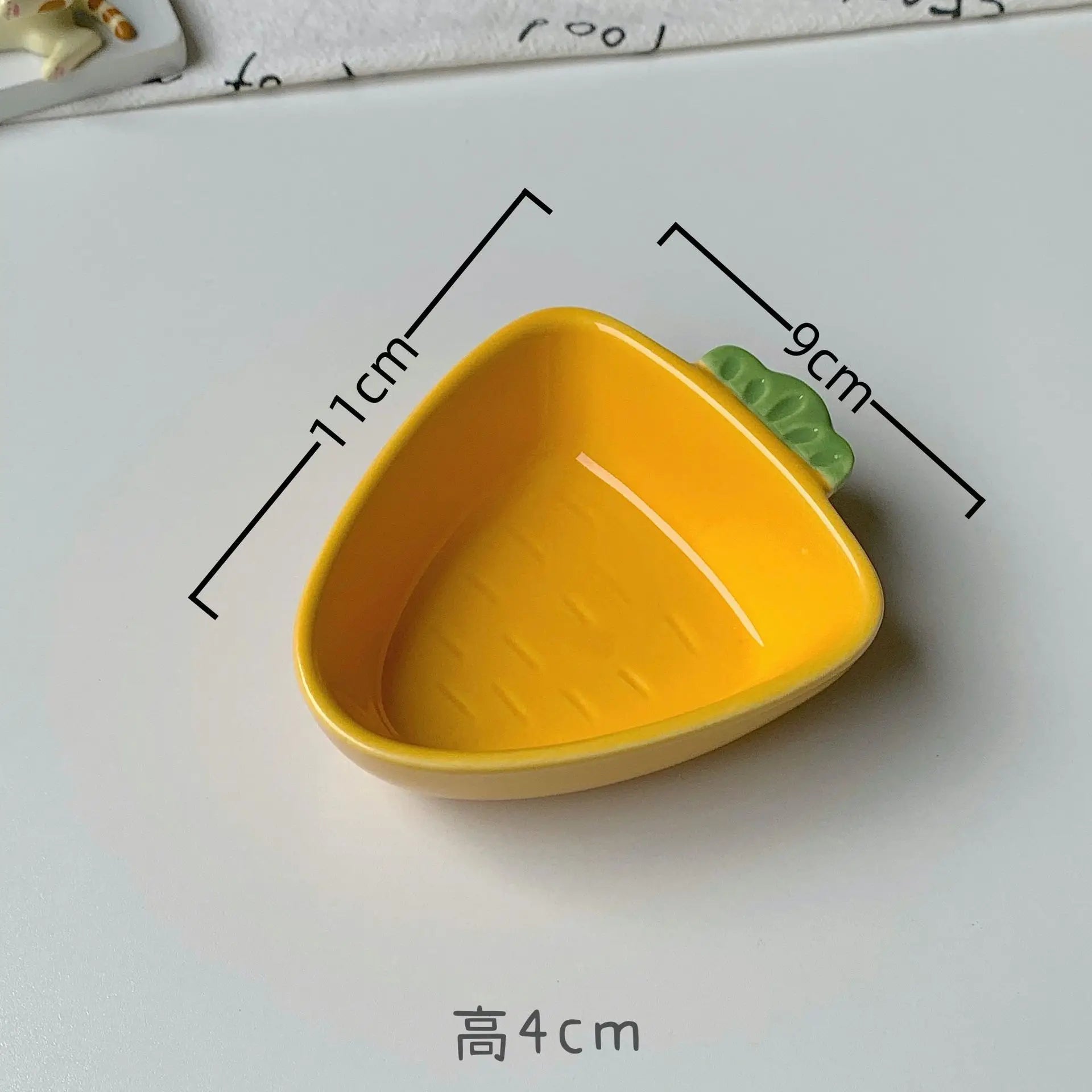 Cute Fruit Plate Household Underglaze Small Condiment Dish Ceramic Plate