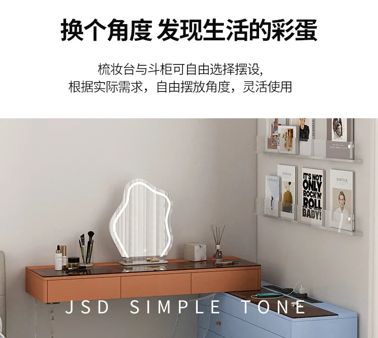 Luxury Drawers Vanity Tables Storage Nordic Cabinet Dressers Makeup Desk Drawers