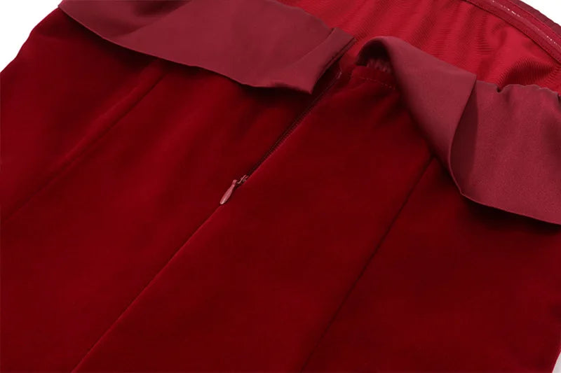 Elegant Slash-neck Sexy Backless A-line Mini Dress Off Shoulder Bodycon Dress Retro Evening Club Party Women