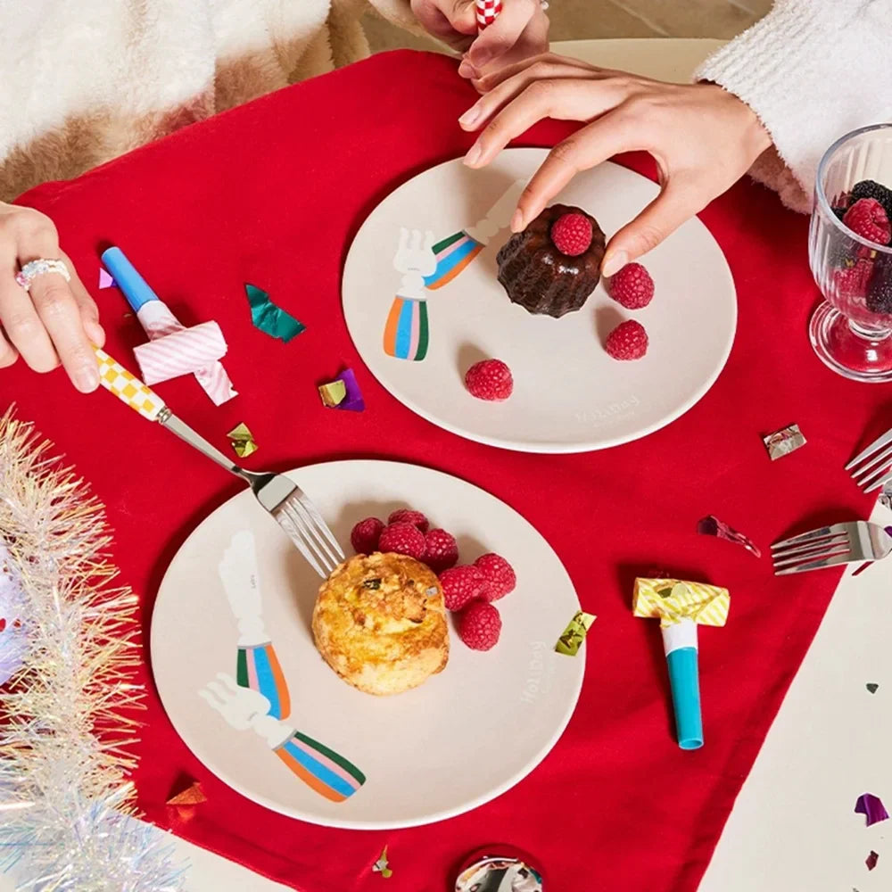 Lightweight Dinner Plate Dinnerware Multi-pattern Dish Tray