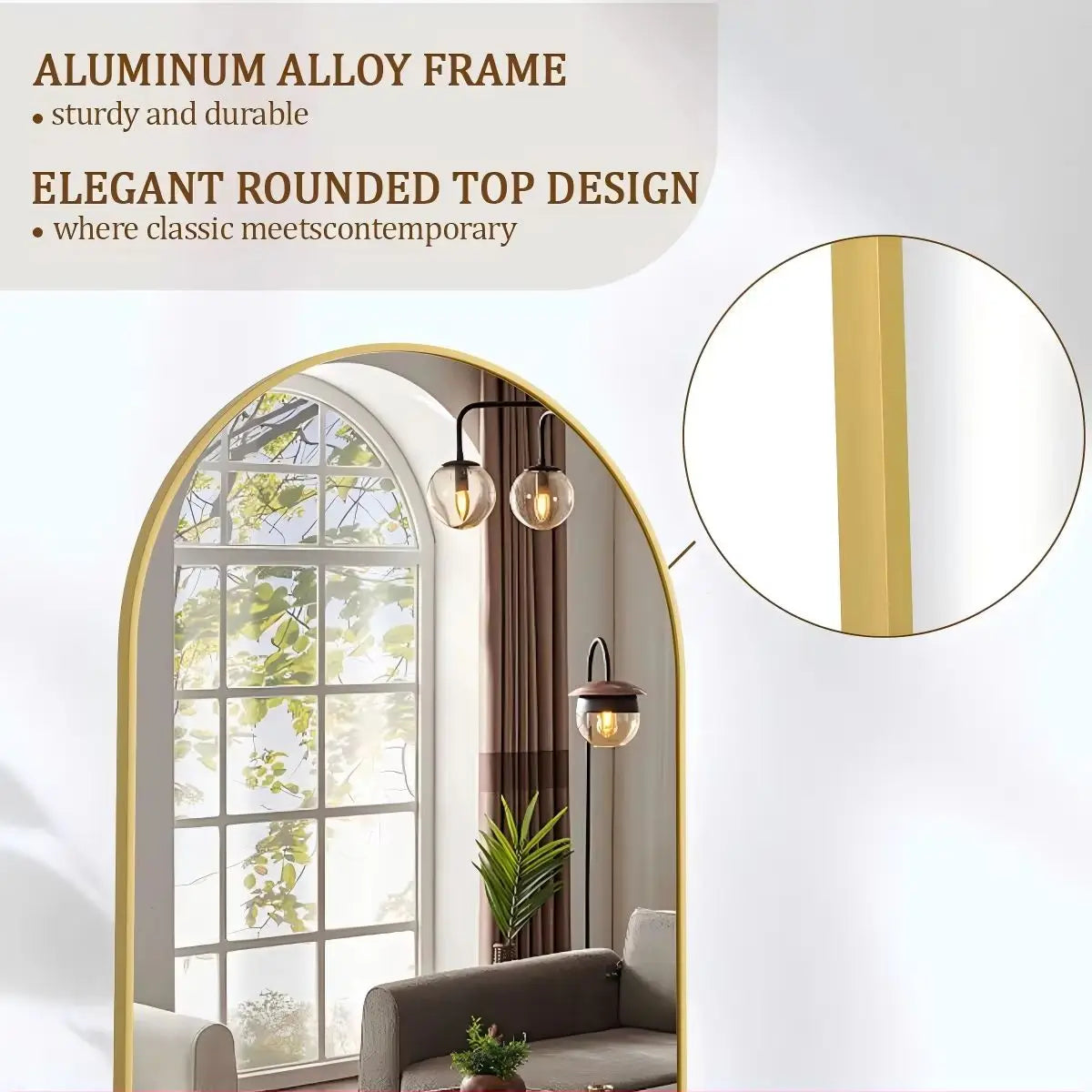 Full Length Mirror, 71"x26" Floor Mirror Standing Hanging or Leaning Wall