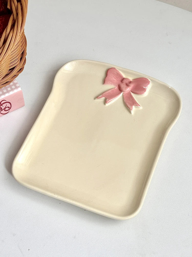 Bow Ceramic Plate