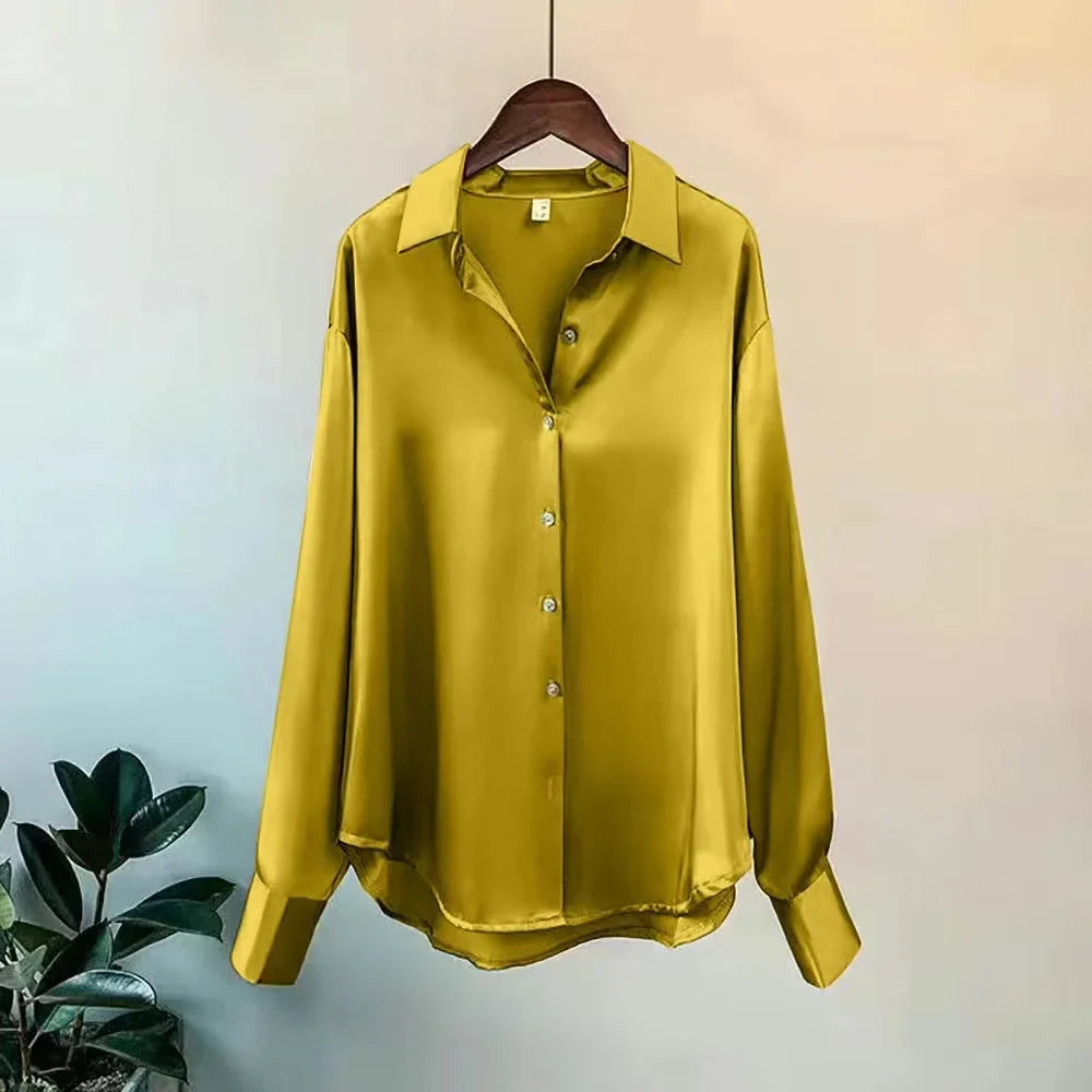 Spring Shirt And Elegance Blouses New Sweater Cardigans Woman Top Knitted Korean Long Sleeve Lapel Button