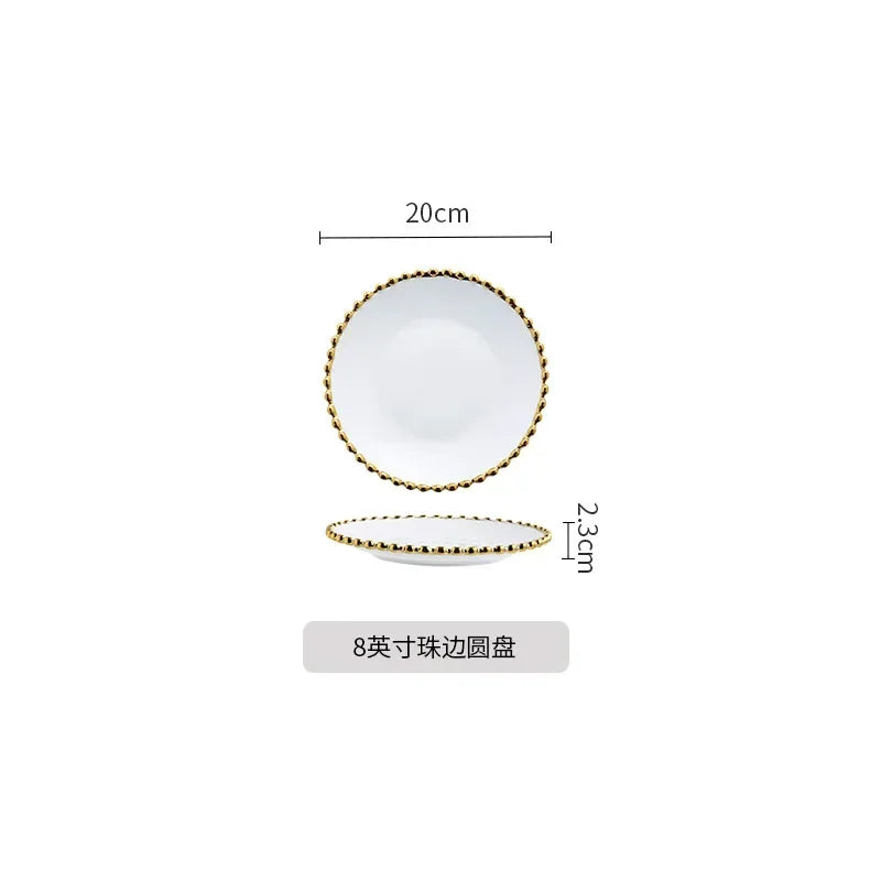 Luxury Love Plate Ceramic Plate