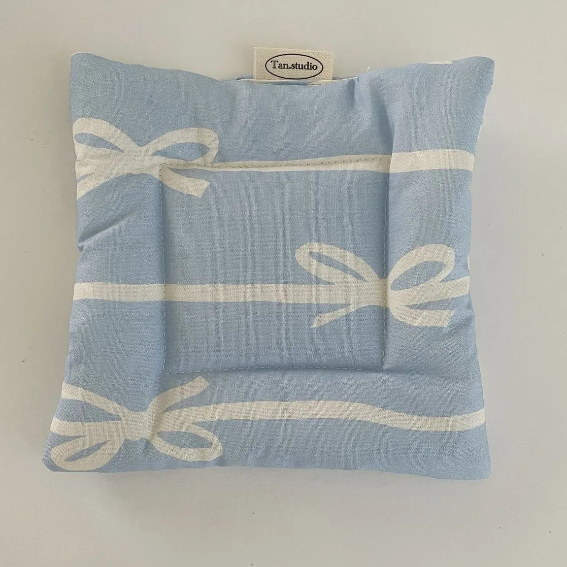 Coquette Bow Coasters Double Thickened Fabric Girl Heart Tableware Mats Sweet