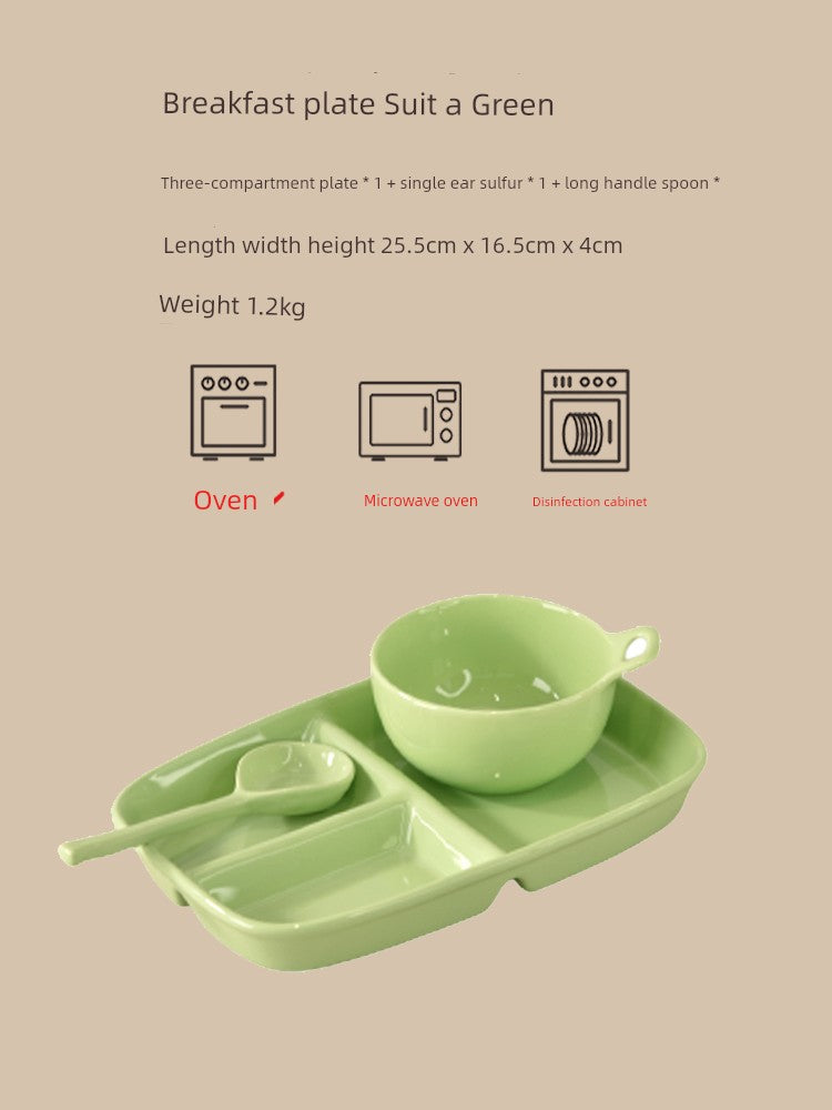 Gentle Lighting Dining Cream Style Ceramic Small Plate