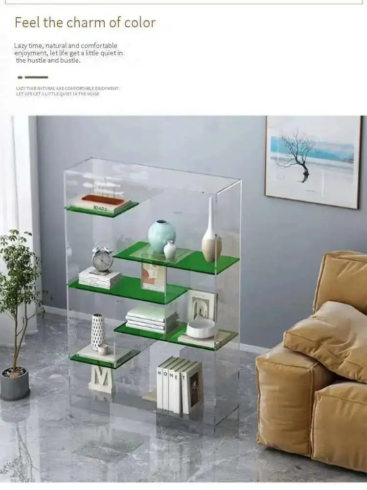 Multifunctional Bookcase Storage Shelves Modern Bookshelf Book Rack