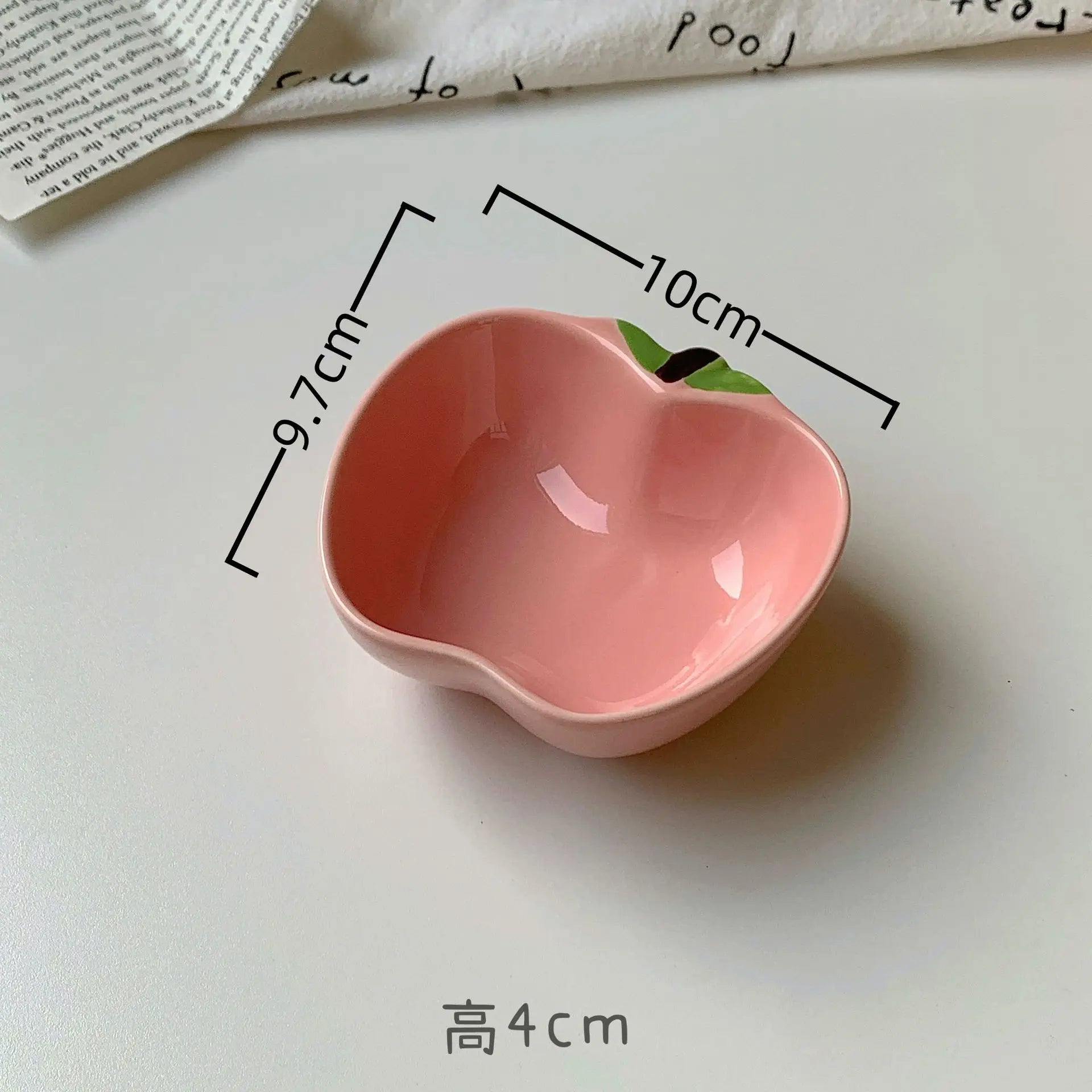 Cute Fruit Plate Household Underglaze Small Condiment Dish Ceramic Plate