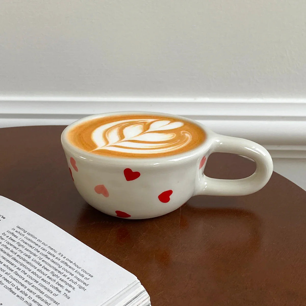 Love Ceramic Pair Cup, Creative Hand-Painted Ceramic Love Mug