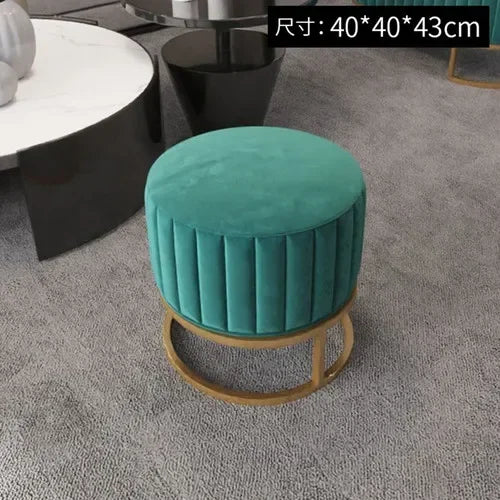 Ottomans Minimalist Shoe Portable Stools Cafe Viila Vanity Stool Home Furniture Portable Stool