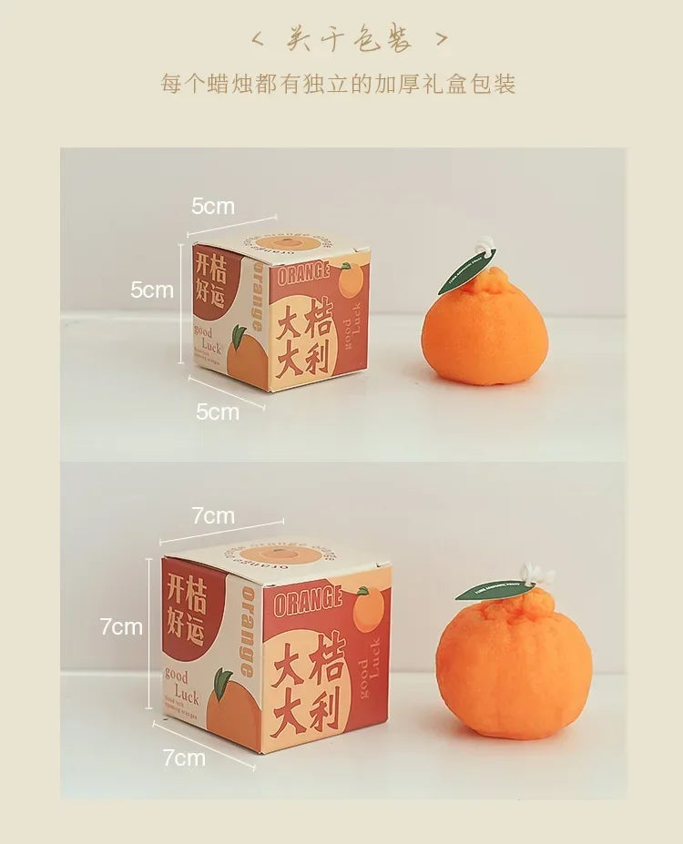 Tangerine Scented Candle Souvenir