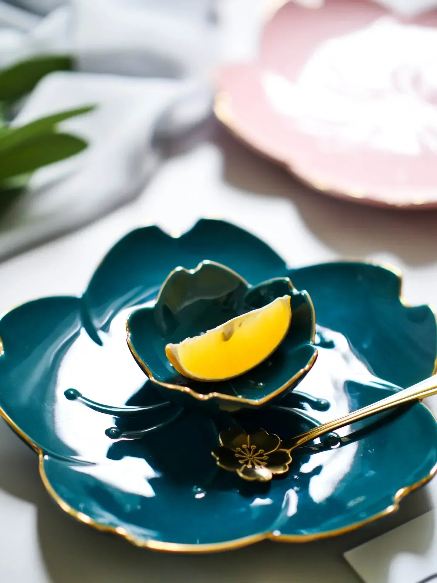 Kawaii Japanese Sakura Ceramic Dish Cherry Blossom Plate Sauce Dish Flower Bowl