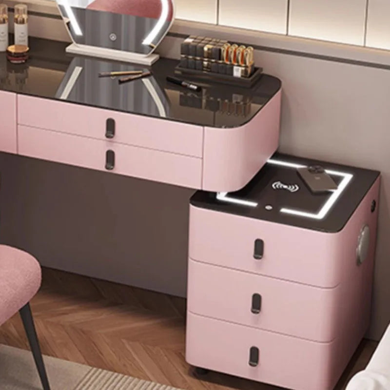 Dressing Table Wooden Luxury Bedroom Dressing Table Light Mirror Furniture