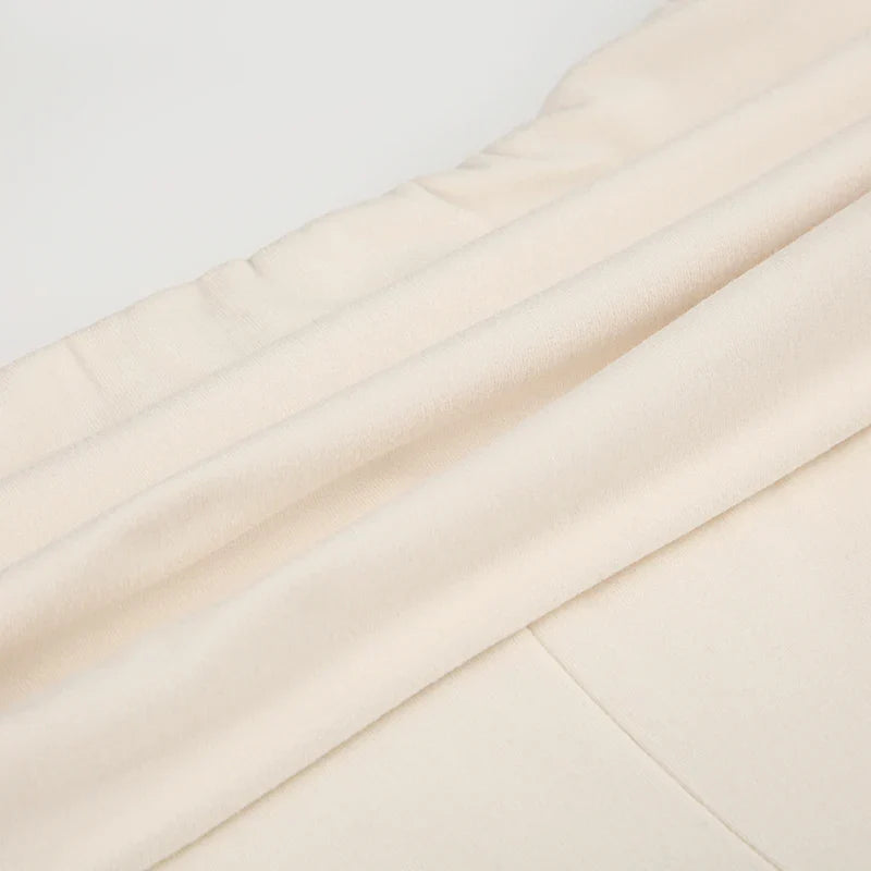 Casual Solid Drawstring Patchwork Pants Slim Low-Waisted Flare Pants Women - Spring Summer Fashion Ladies Streetwear