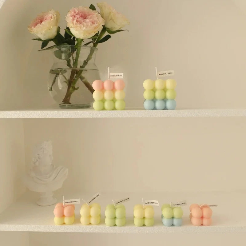 Cute Mini Magic Cube Aromatherapy Candles Aromatherapy Handmade Candle Magic Cube