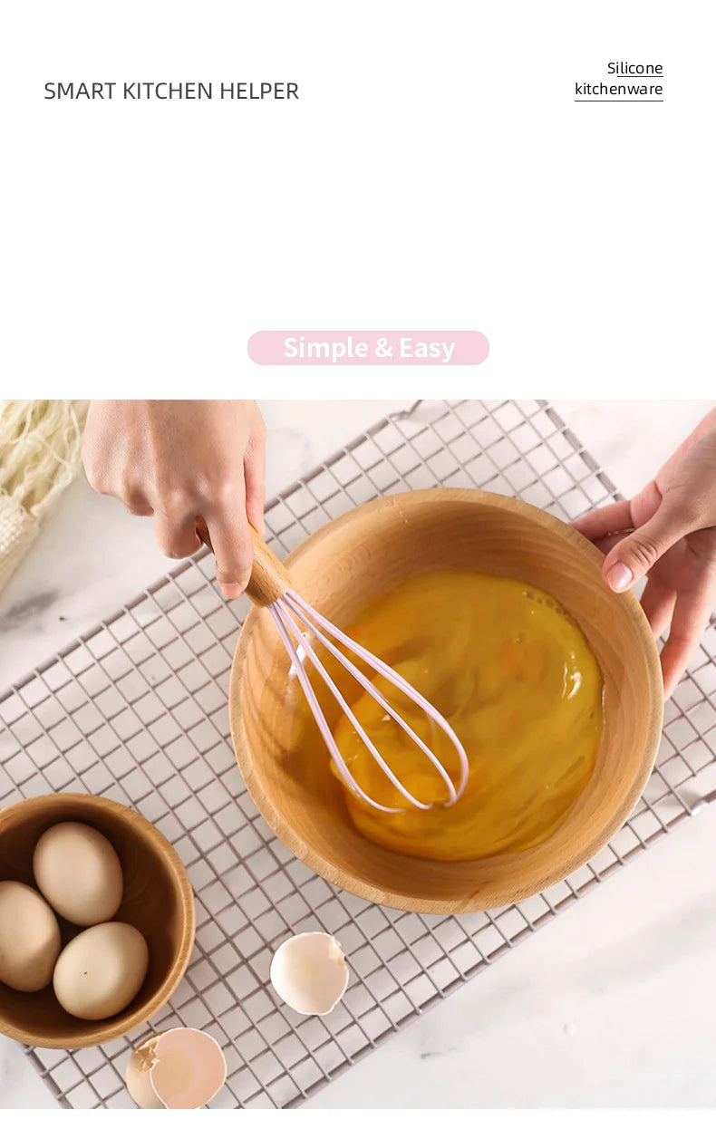 Food Grade Silicone Kitchenware Cooking Tools Cookware Set High Temperature Spatula Spoon Anti-scald Kitchen Tools