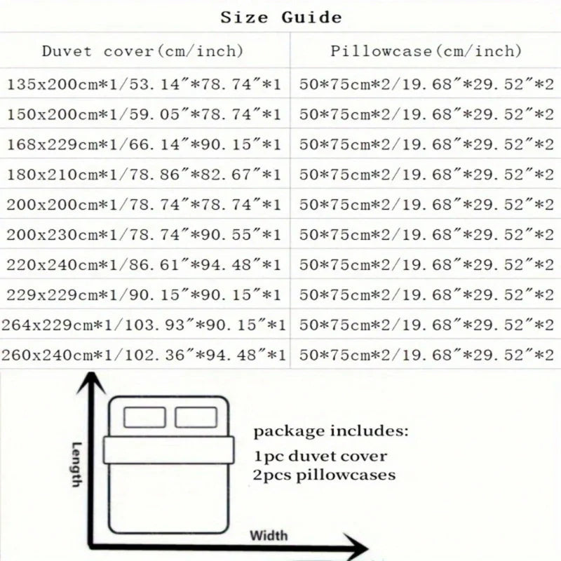 Rose 3pcs Duvet cover set (1*Duvet Cover + 2*Pillowcase, Without Core), Pink Bedding Set, Soft Comfortable