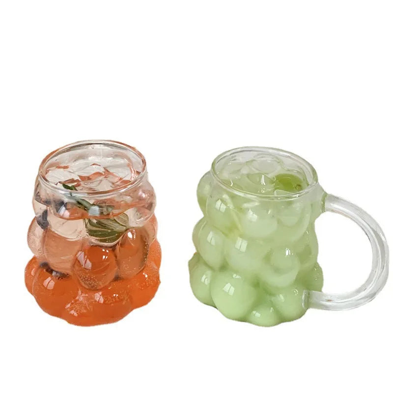 Clear Heat Resistant Glass Coffee Mug