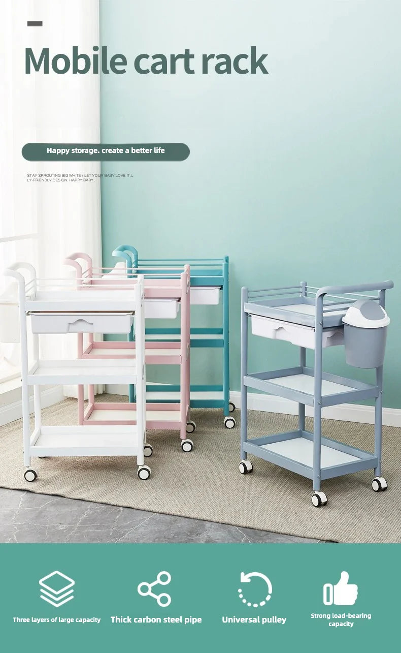 Luxury Salon Equipment Furniture Pink Gold Massage Table Set Modern Lay Down Eyelash Facial Bed