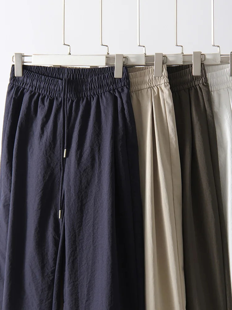 Summer Straight Leg Sweatpants For Women High Waist Jogger Wide Leg Trousers Women's Sports Pants White Sweatpants Wtpants Women