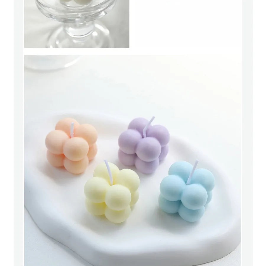 Mini Magic Cube Aromatherapy Candle For Home Decor Creative 1pc