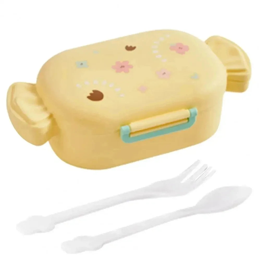 Bento Lunch Box for Kids Kawaii Cartoon Students Sandwich Snack Food Box Fruit Container Portable Picnic Fresh Box