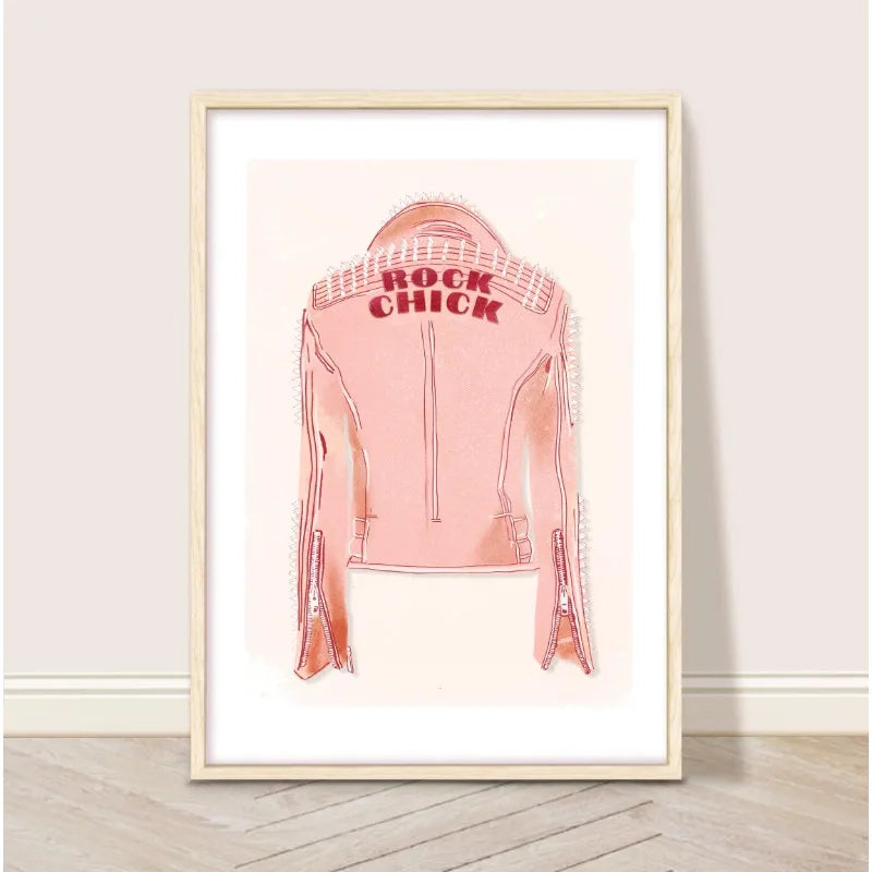 Retro Glam Fashion Magazine Poster Pink Luxury Beauty Makeup Quote Trendy Canvas Painting Wall Art