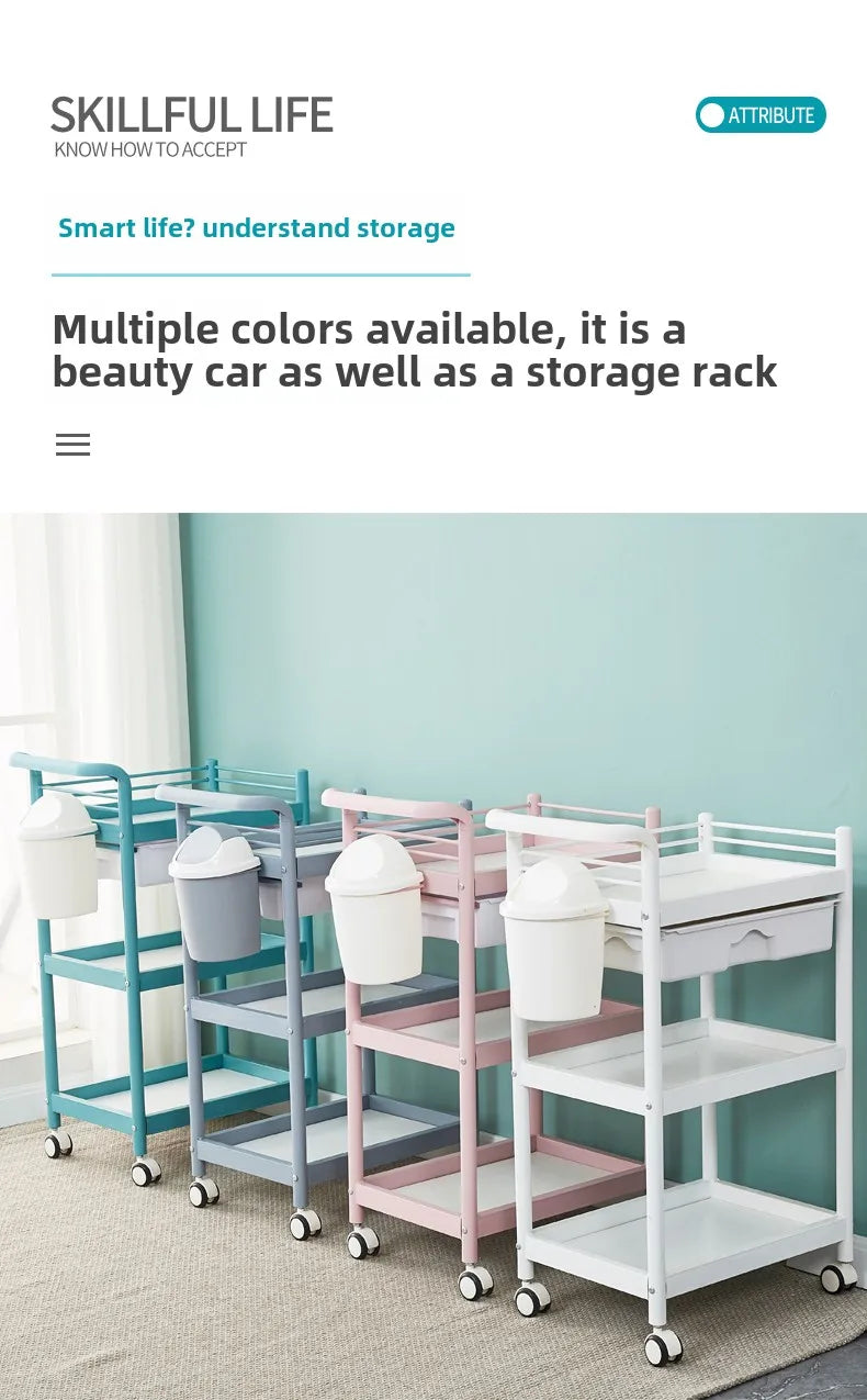 Luxury Salon Equipment Furniture Pink Gold Massage Table Set Modern Lay Down Eyelash Facial Bed