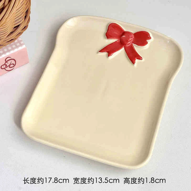 Bow Ceramic Plate