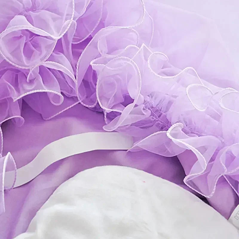 Pink Jacquard Satin Bedspread Bedding Set Luxury Princess Wedding Bed Set Lace Ruffle Duvet Cover Bed Skirt Pillowcases Cotton