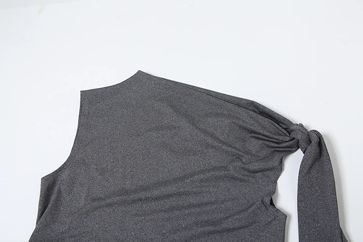 Irregular Women Tank Tops Shirring Shoulder Ruched Summer Chic Fashion Solid Hottie Simple Basic Streetwear Slim Top