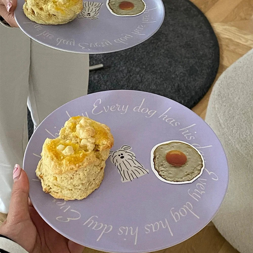 Lightweight Dinner Plate Dinnerware Multi-pattern Dish Tray