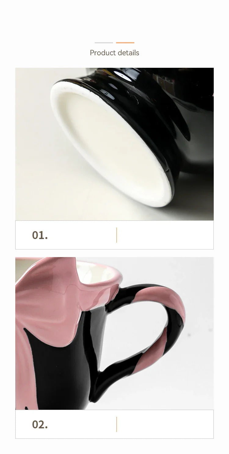 Cute Big Bowknot Decorative Mug
