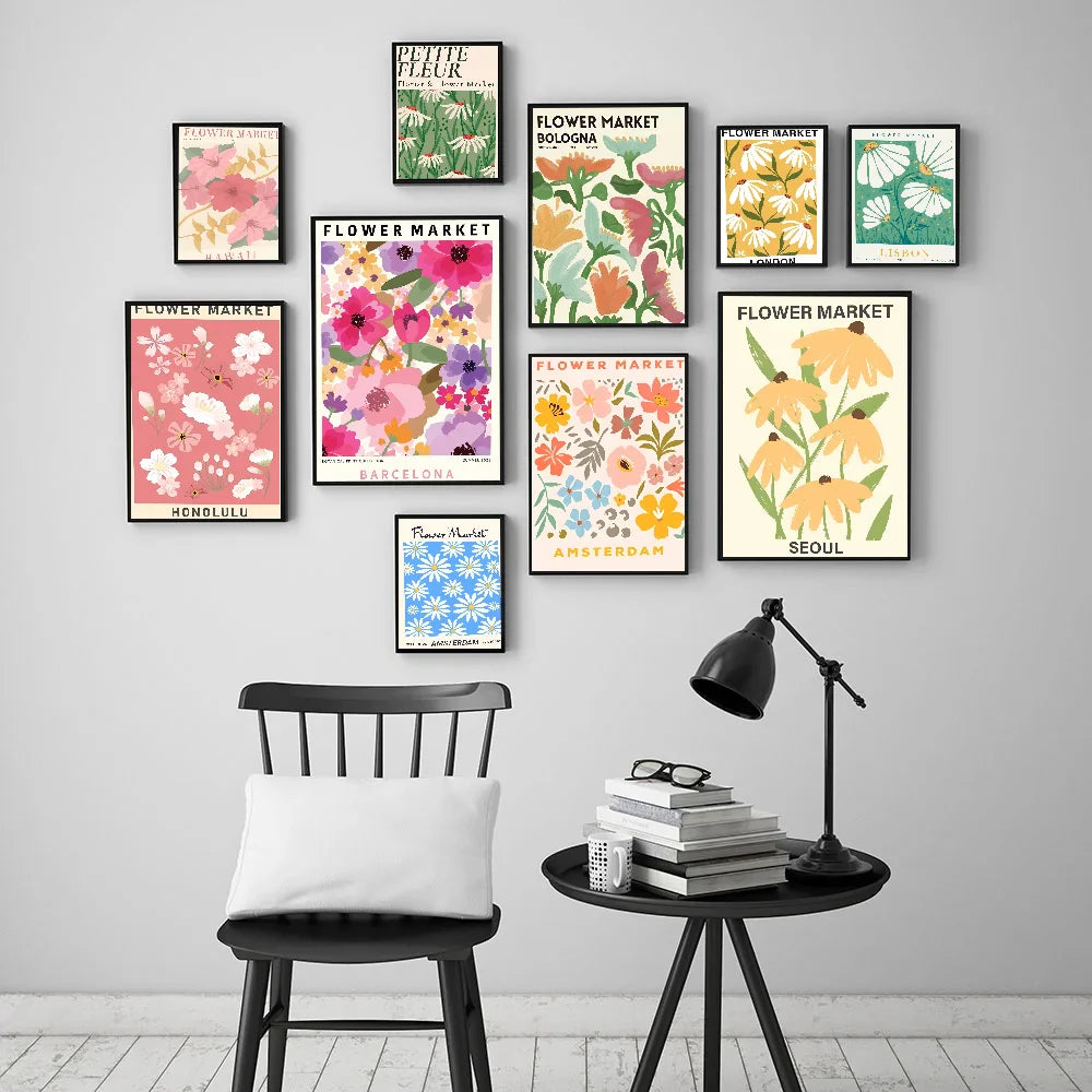Flower Market Daisy Classic Movie Posters HD Quality Poster Wall Art Painting Study Nordic Home Decor