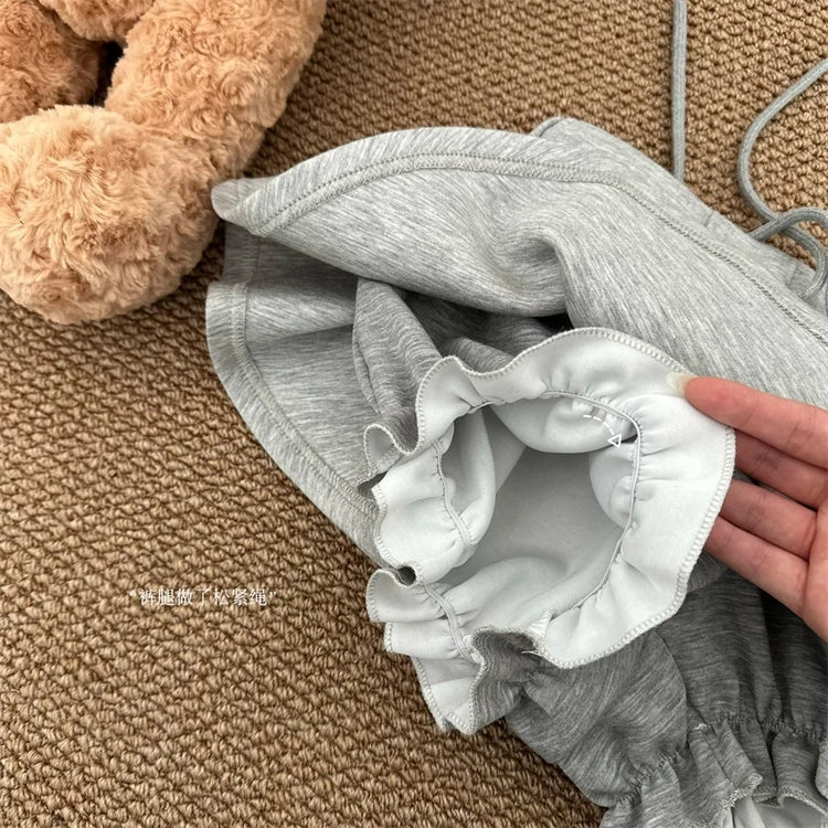 Women Preppy Elastic Waist Mini Skirt 2000s Coquette Design Shorts