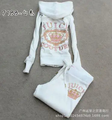 Slimming Casual Velvet Two-Piece Set Yoga Wear