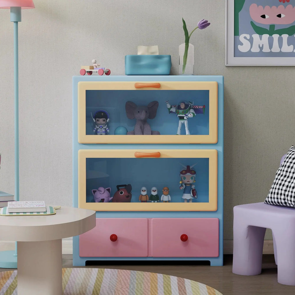 Barbie Pink Hand Office Storage Closet Living Room Storage Cupboard Modern Display Side Cupboard