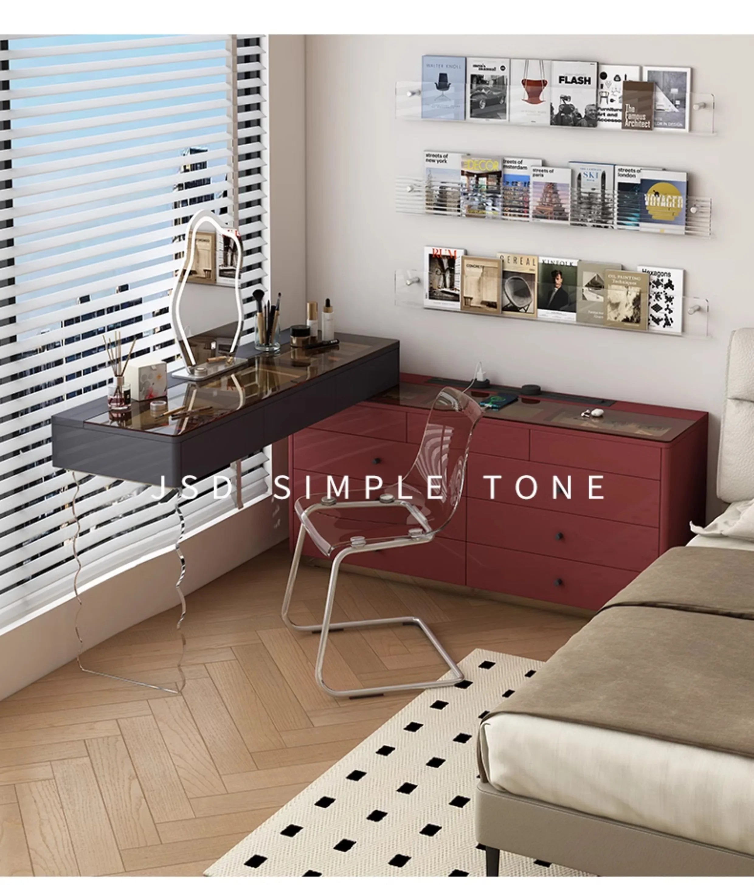 Luxury Drawers Vanity Tables Storage Nordic Cabinet Dressers Makeup Desk Drawers