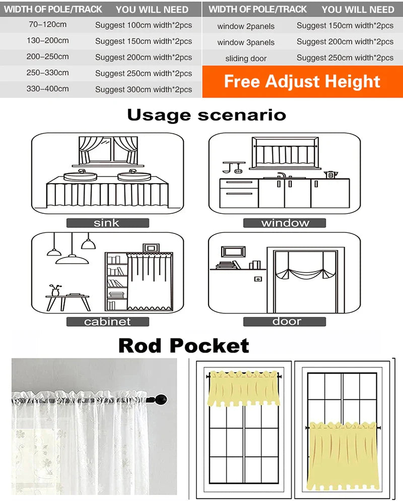 French Pink Lace Cute Strawberry Sequin Lace Curtains