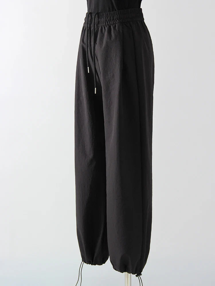 Summer Straight Leg Sweatpants For Women High Waist Jogger Wide Leg Trousers Women's Sports Pants White Sweatpants Wtpants Women