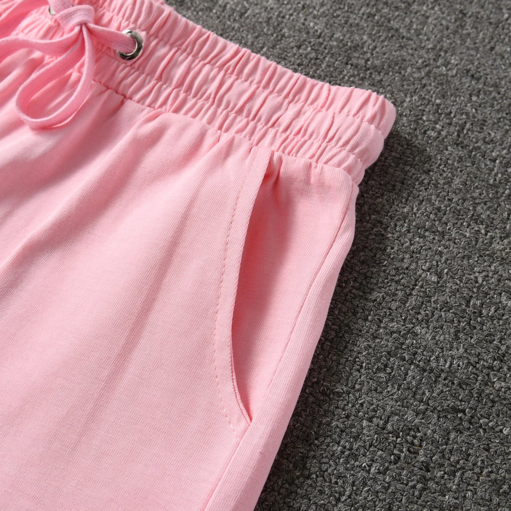 New Short Sleeved Yoga Suit Set, Women's Slim Fit Dress, Summer Casual Sports Two-piece Set