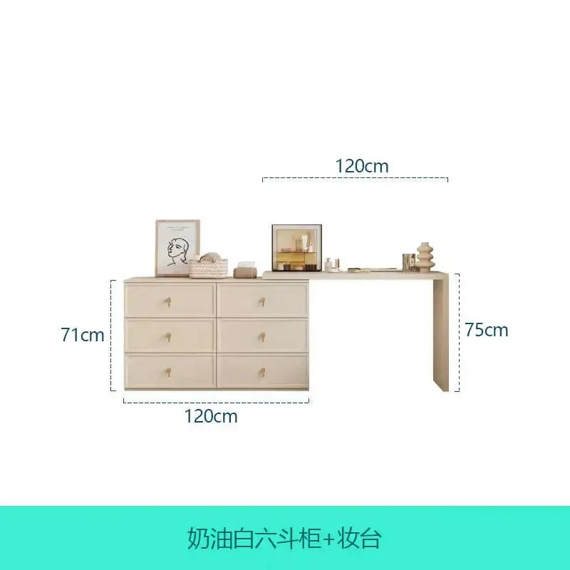 Pink Bedroom Dresser with Makeup Organizer, Comfortable Bedside Cabinet with Drawer for Clothes, Stylish Mirror Stand Furniture