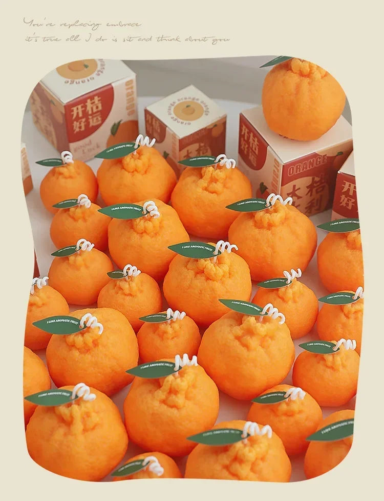 Tangerine Scented Candle Souvenir
