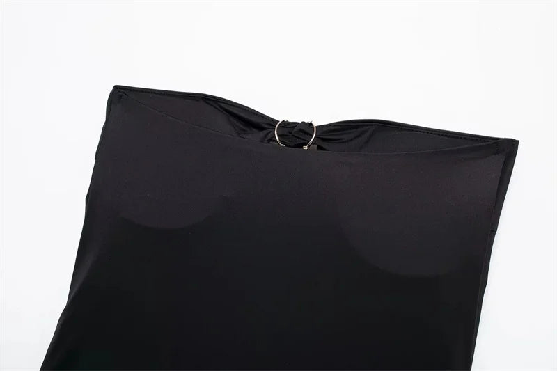 Sexy Tight Bodysuit Women off Shoulder Sleeveless Bodysuits