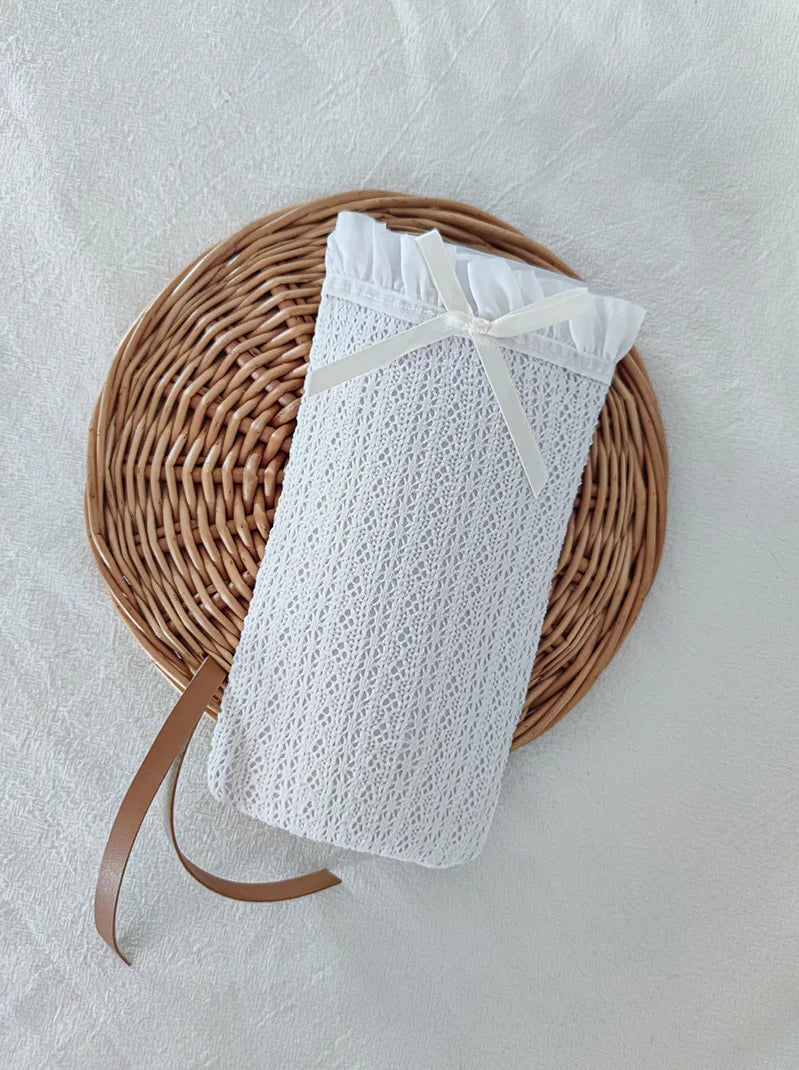 Retro Women Stockings Ruffle Long Socks Lolita Style Lace Knee High Sock Sweet Girls Cute Bow Thigh High Stocking