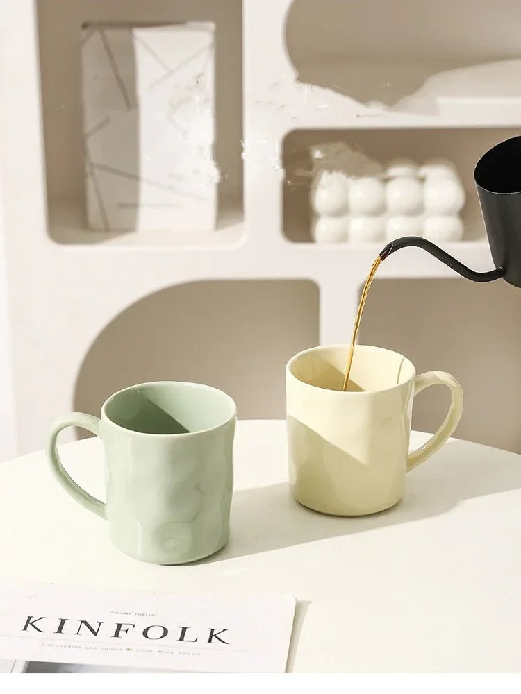 Simple Color Ceramic Mugs