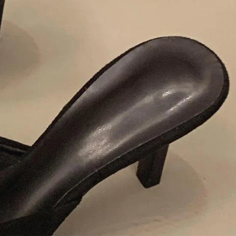 Luxury Brand Wear Elegant Versatile Women's High Heel Sandals Stiletto Slippers