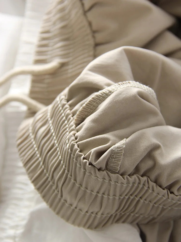 Summer Straight Leg Sweatpants For Women High Waist Jogger Wide Leg Trousers Women's Sports Pants White Sweatpants Wtpants Women