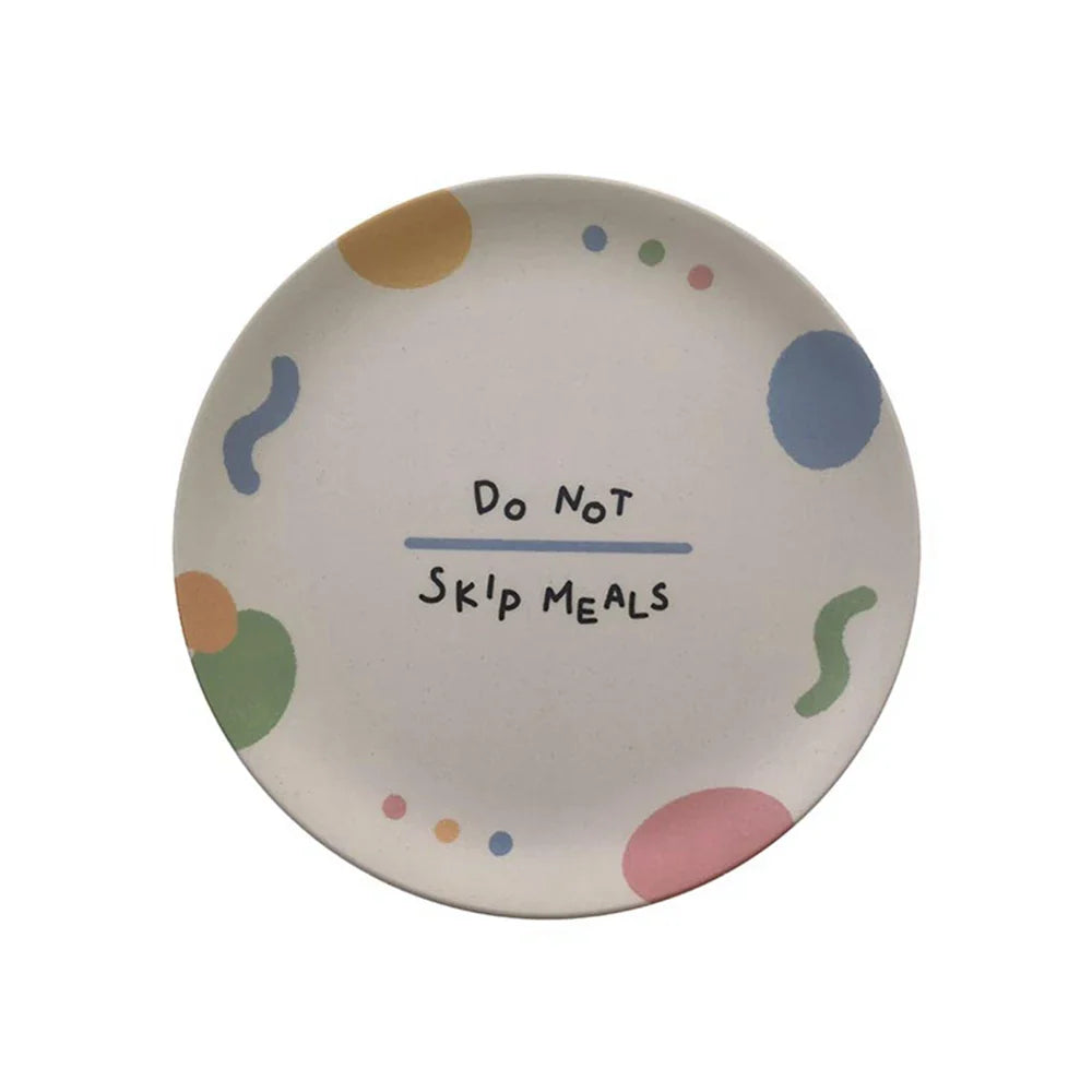 Lightweight Dinner Plate Dinnerware Multi-pattern Dish Tray